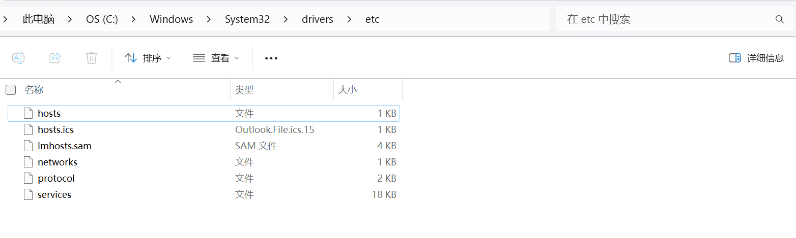 hosts file